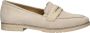 Rieker Beige Suède Loafer met Leren Voetbed Beige Dames - Thumbnail 1