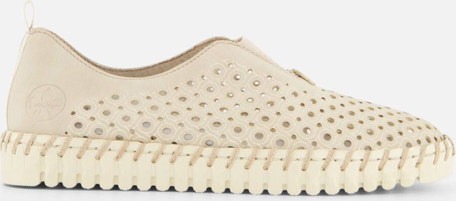 Rieker Comfortabele taupe instappers voor dames Beige Dames