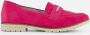 Rieker Fuchsia Suède Loafer met Leren Voetbed Pink Dames - Thumbnail 7