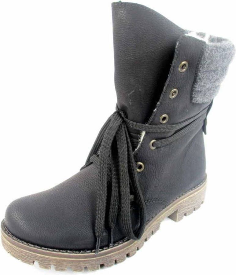 Rieker Winterlaarzen outdoor laarzen winterankle boots profielzool met tex-membraan