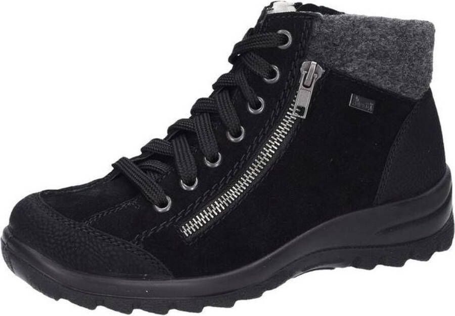 Rieker Winterlaarzen outdoor laarzen winterankle boots met vilten schachtafsluiting tex