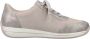 Rieker Beige en parelgrijze sneaker met stippenpatroon Multicolor Dames - Thumbnail 1