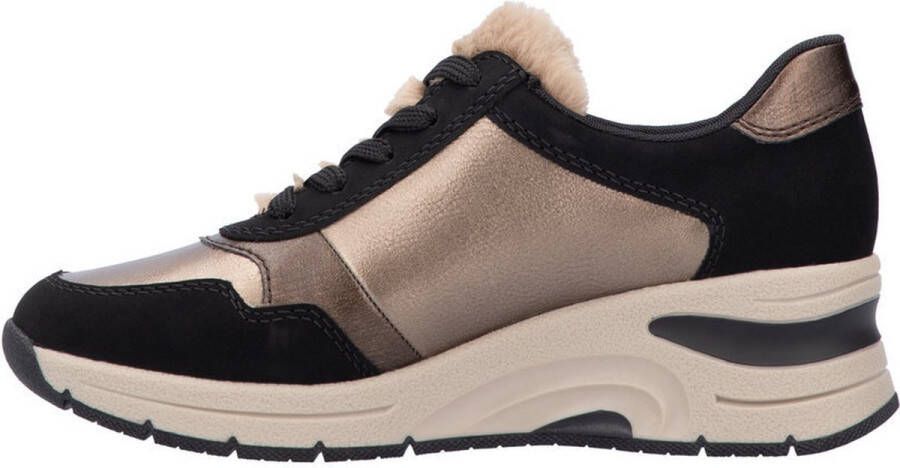 Rieker N9301-90 Sneaker zwart brons