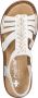 Rieker sandaal Beige Off white 62809 - Thumbnail 1