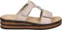 Rieker antistress dames sandaal Beige multi - Thumbnail 1