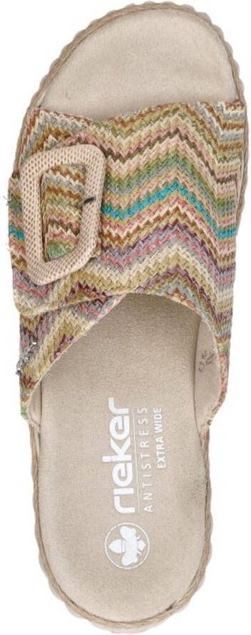 Rieker -Dames pastel-kleuren slippers & muiltjes