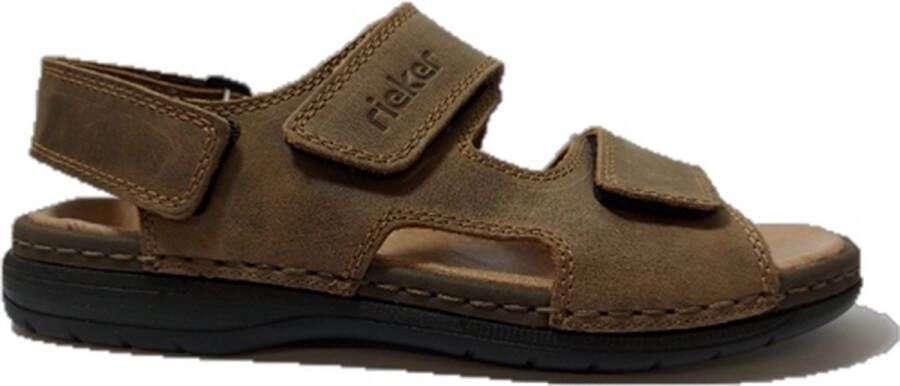 Rieker Casual Open Sandalen Brown Heren - Foto 1