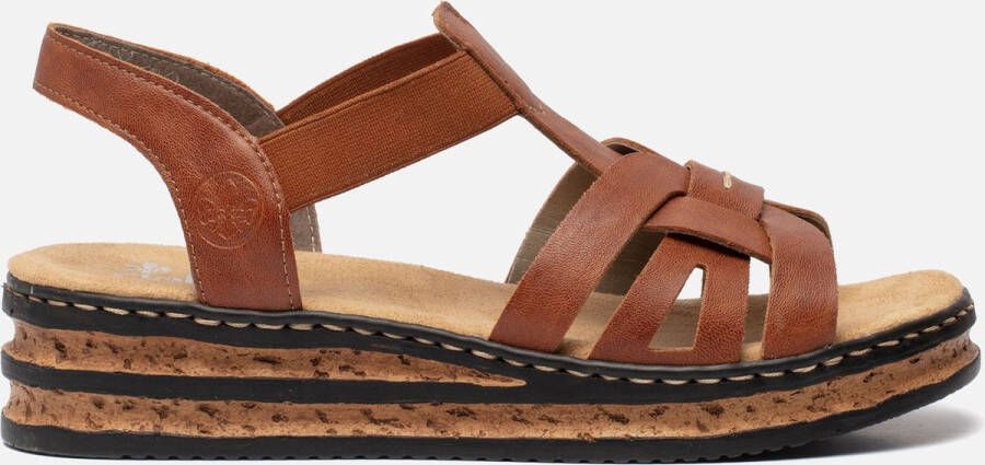 Rieker Sandalen cognac