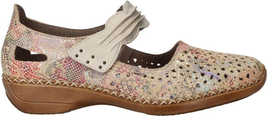 Rieker -Dames multicolor ballerina's & mocassins