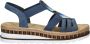 Rieker V7909-12 dames sandalen sportief blauw - Thumbnail 1