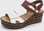 Rieker Trendy Platform Sandaal met gesp Multicolor - Thumbnail 7