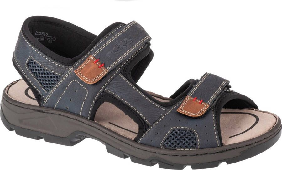 Rieker Sandals 26156-15 Mannen Marineblauw Sandalen