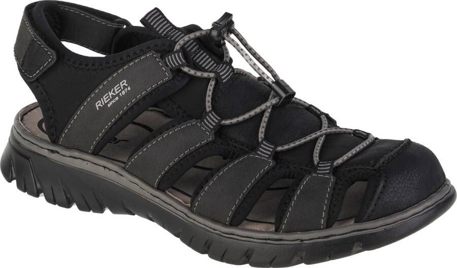 Rieker Sandals 26770-00 Mannen Zwart Sandalen