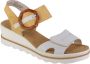 Rieker Sandals 67476-69 Vrouwen Wit Sandalen - Thumbnail 1