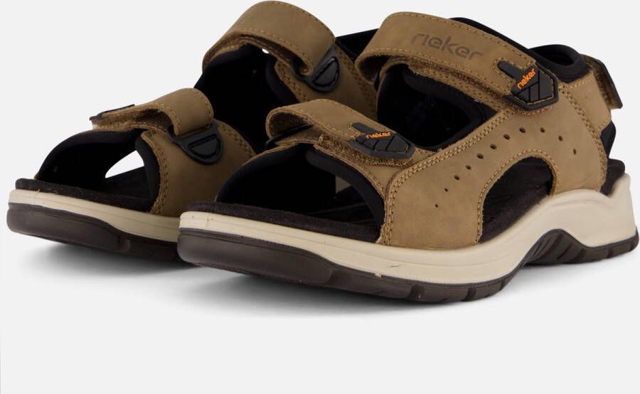 Rieker Sarajevo Sandalen taupe Leer