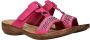 Rieker Roze Diamantpatroon Zomer Slipper Pink Dames - Thumbnail 3