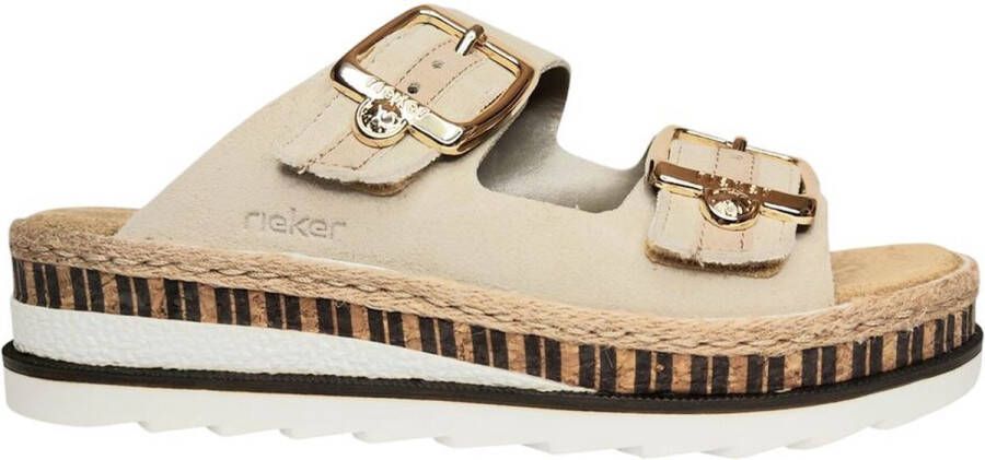 Rieker Slipper V7955-60 Beige