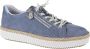 Rieker M2940-10 dames veterschoenen sportief blauw - Thumbnail 4