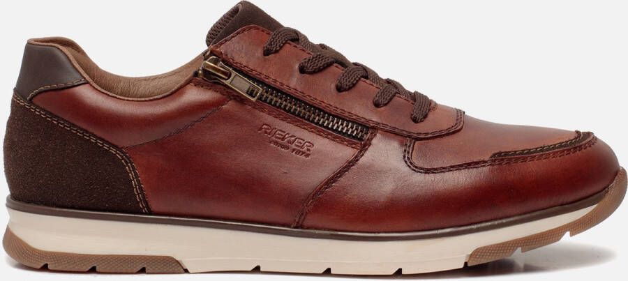 Rieker Sneakers cognac Leer