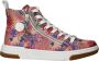 Rieker Sneakers high top sneaker vrijetijdsschoen veterschoen met plateauzool - Thumbnail 1