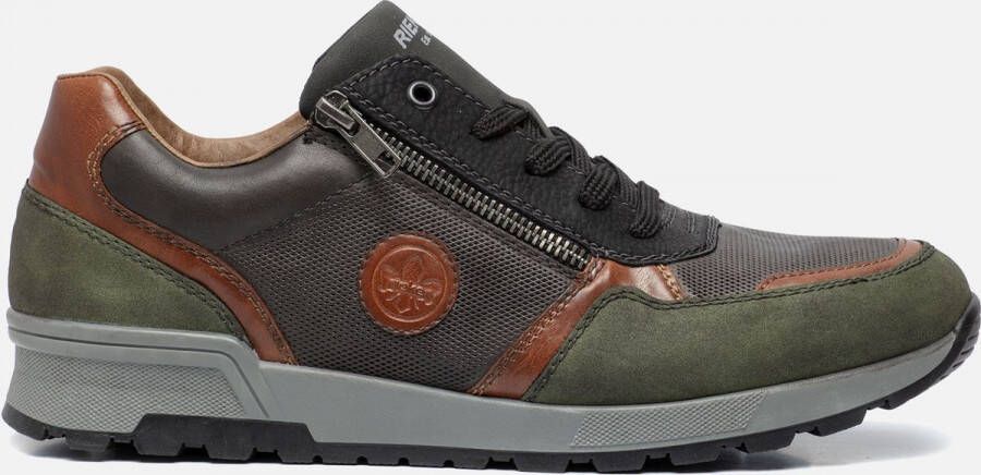 Rieker Sneakers Groen Leer 302226 Heren