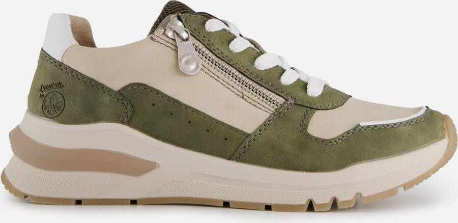 Rieker Sneakers groen Synthetisch Dames