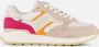 Rieker Evolution dames sneaker Wit multi - Thumbnail 2