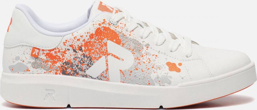 Rieker Sneakers Wit Synthetisch 111283 Dames Kunstleer