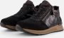 Rieker Sneakers zwart Nubuck Dames - Thumbnail 1