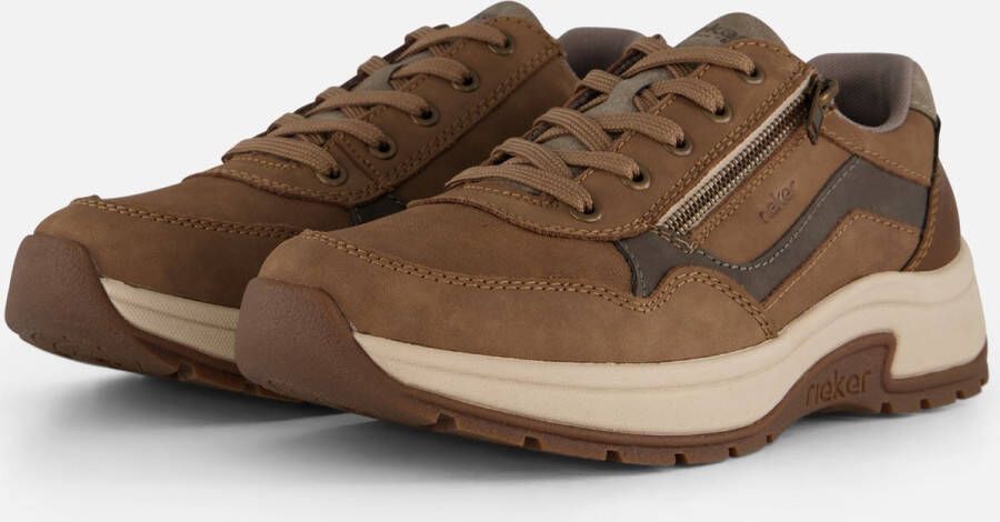 Rieker Veterschoenen Laag Veterschoenen Laag taupe