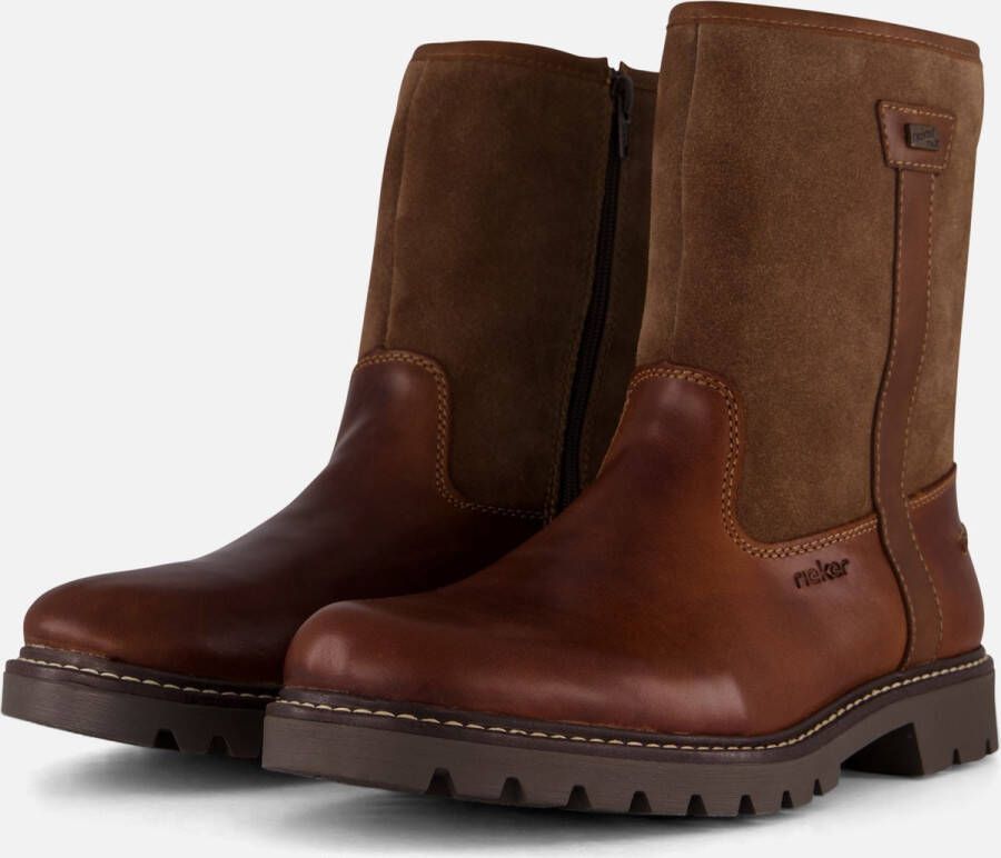 Rieker Tex Boots cognac Leer