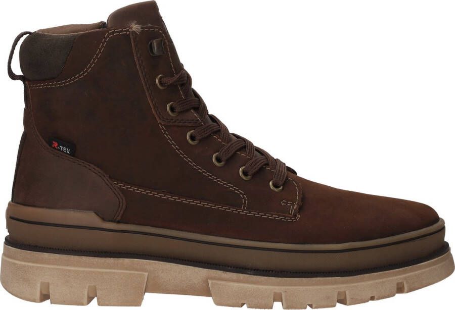 Rieker EVOLUTION Winterlaarsjes Plateau laarzen veterschoenen met waterafstotend TEX-membraan