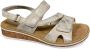 Rieker V3666-60 Aleria Beige Gold weite E)-sandaal -sandalen - Thumbnail 2