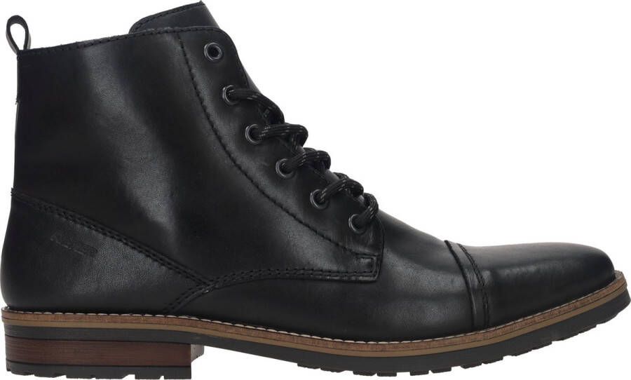 Rieker Comfortabele zwarte veterschoenen voor heren Black Heren