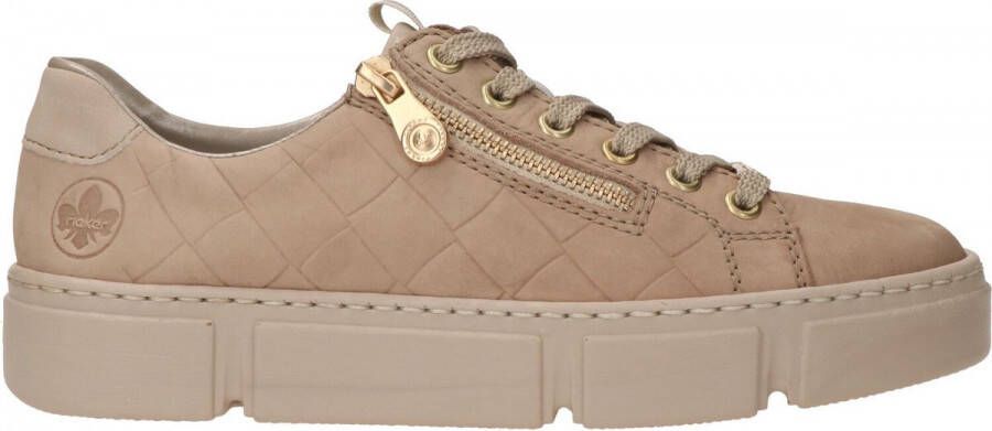 Rieker Sneakers Beige Synthetisch 102216 Dames