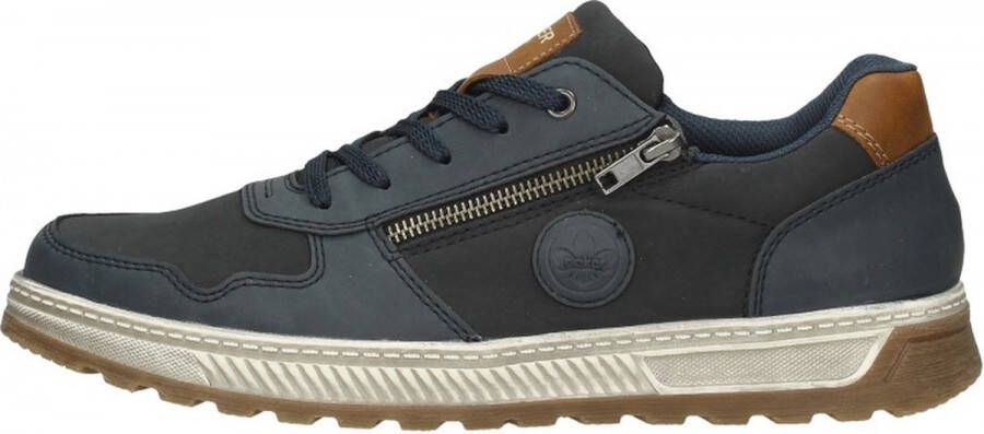 Rieker Sneakers met contrastafwerking vrijetijdsschoen halve schoen veterschoen