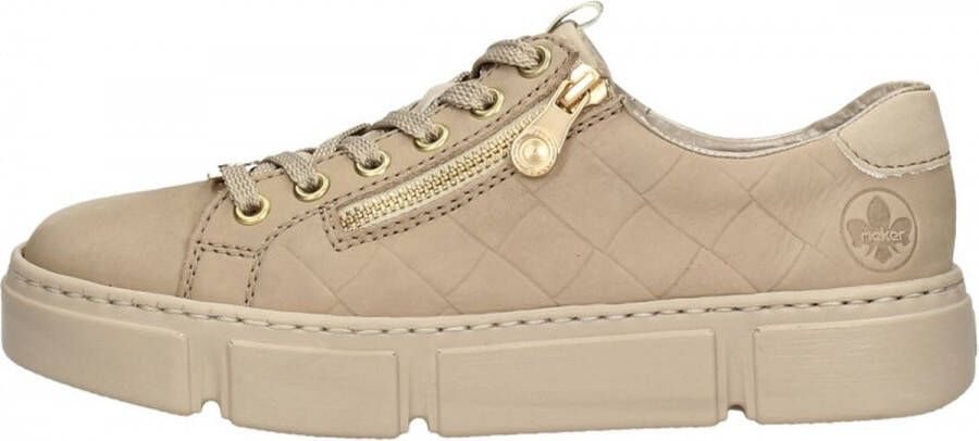 Rieker Sneakers Beige Synthetisch 102216 Dames