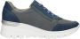 Rieker Trendy Blauwe Veterschoenen voor Dames Blauw Dames - Thumbnail 1