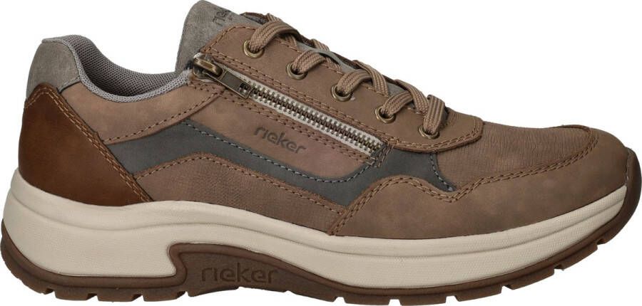 Rieker Veterschoenen Laag Veterschoenen Laag taupe