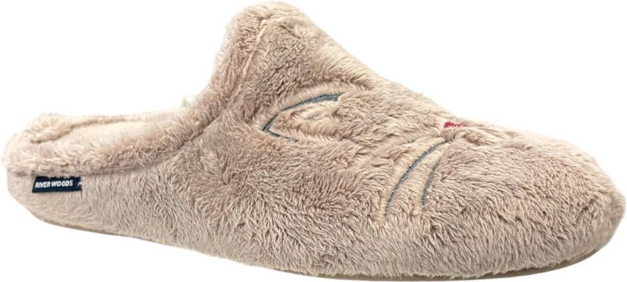 River Woods PIPPA 657 Pantoffel taupe