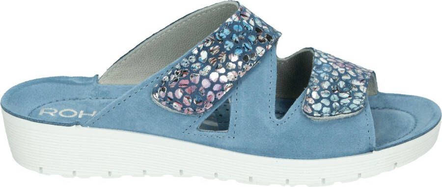 Rohde 1403 Volwassenen Dames slippers Kleur Blauw - Foto 1