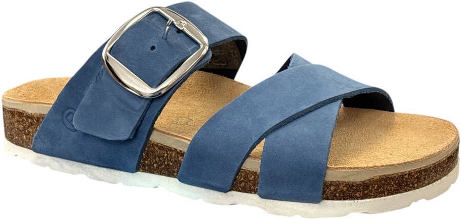 Rohde Slippers Elba sleehak zomerschoen slippers met gespsluiting