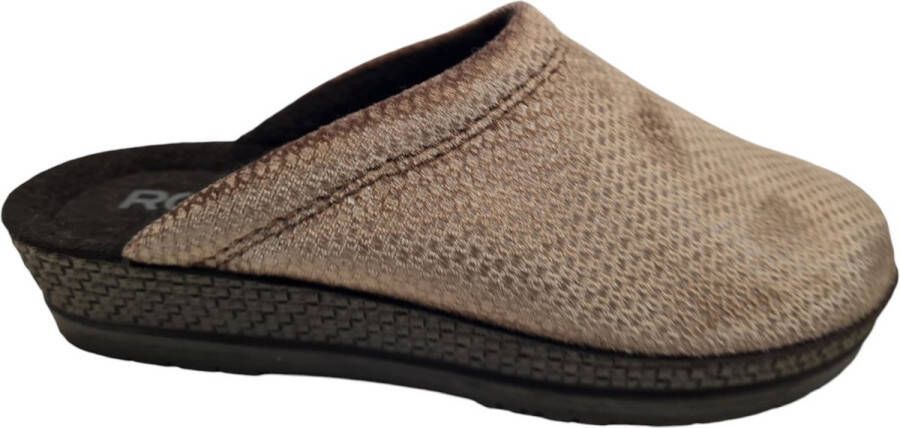 Rohde 2287 17 Dames Pantoffels Bruin