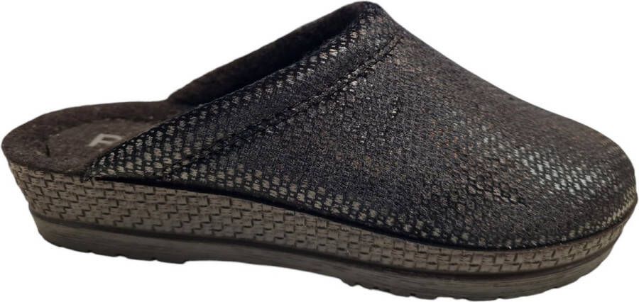 Rohde 2287 90 Dames Pantoffels Open Pantoffels Zwart