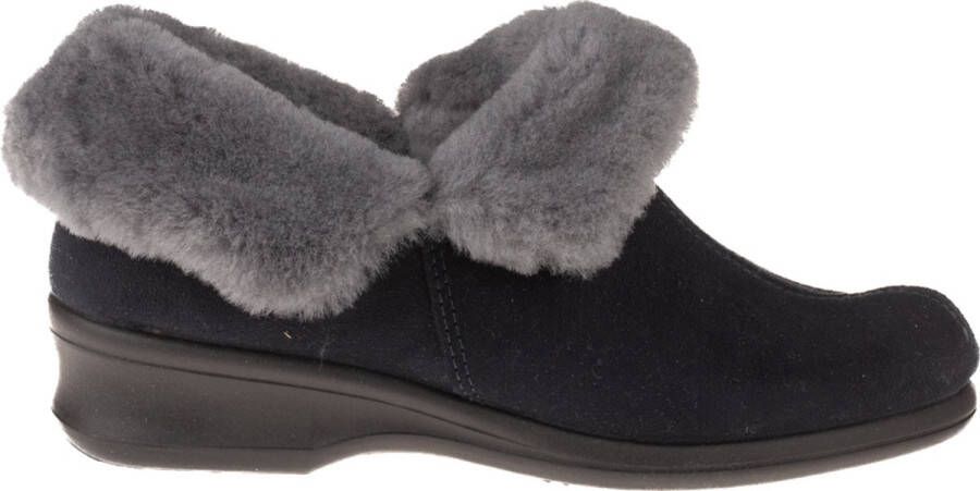 Rohde 2515 -Dames blauw donker pantoffels