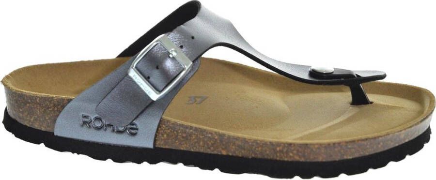 Rohde 5600 83 Dames Slipper Zilver Grijs