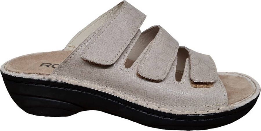 Rohde Dames Slipper 5860-14 Naturel