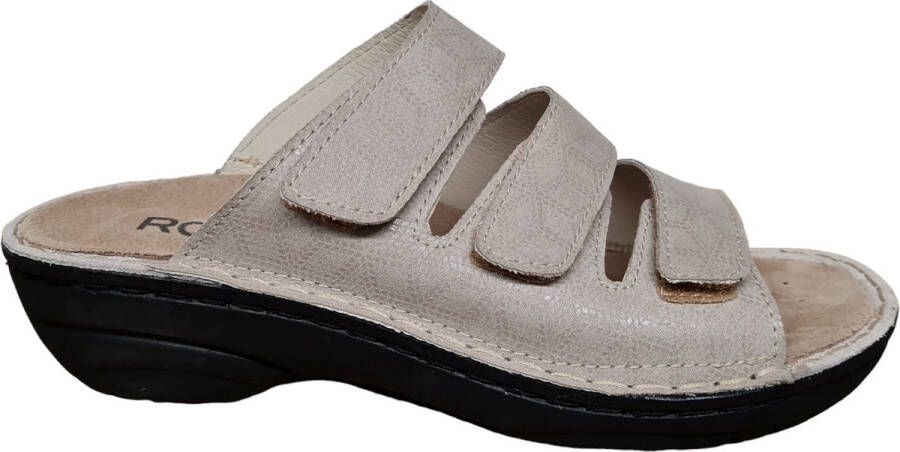 Rohde Teenslippers RODIGO-D sleehak zomerschoen slippers met gespsluiting