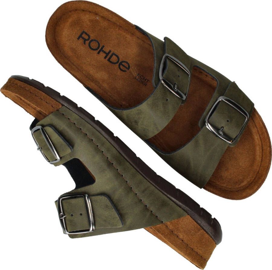 Rohde 5856 Volwassenen slippers Kleur Groen