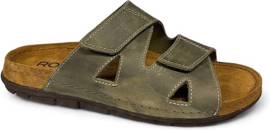 Rohde Slippers Heren Groen